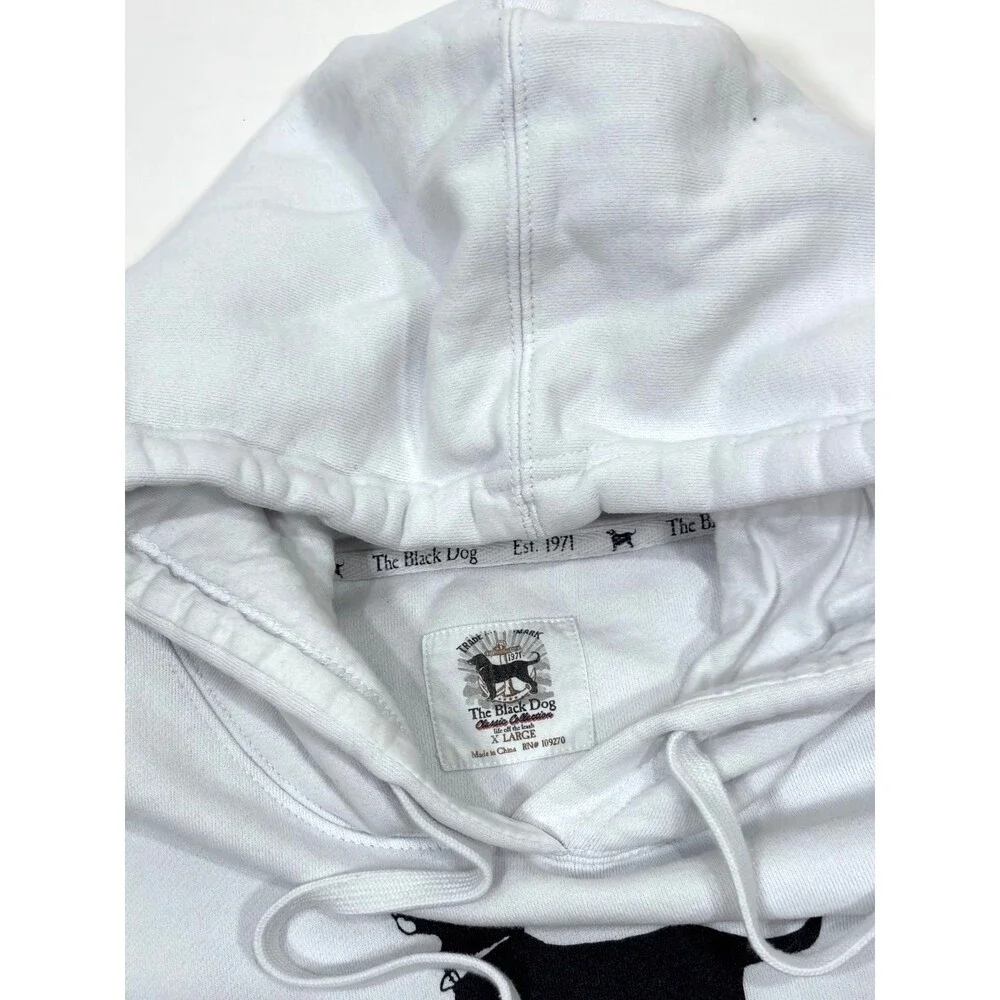 Black Dog Marthas Vineyard Sweatshirt Hoodie Pullover - Youth XL